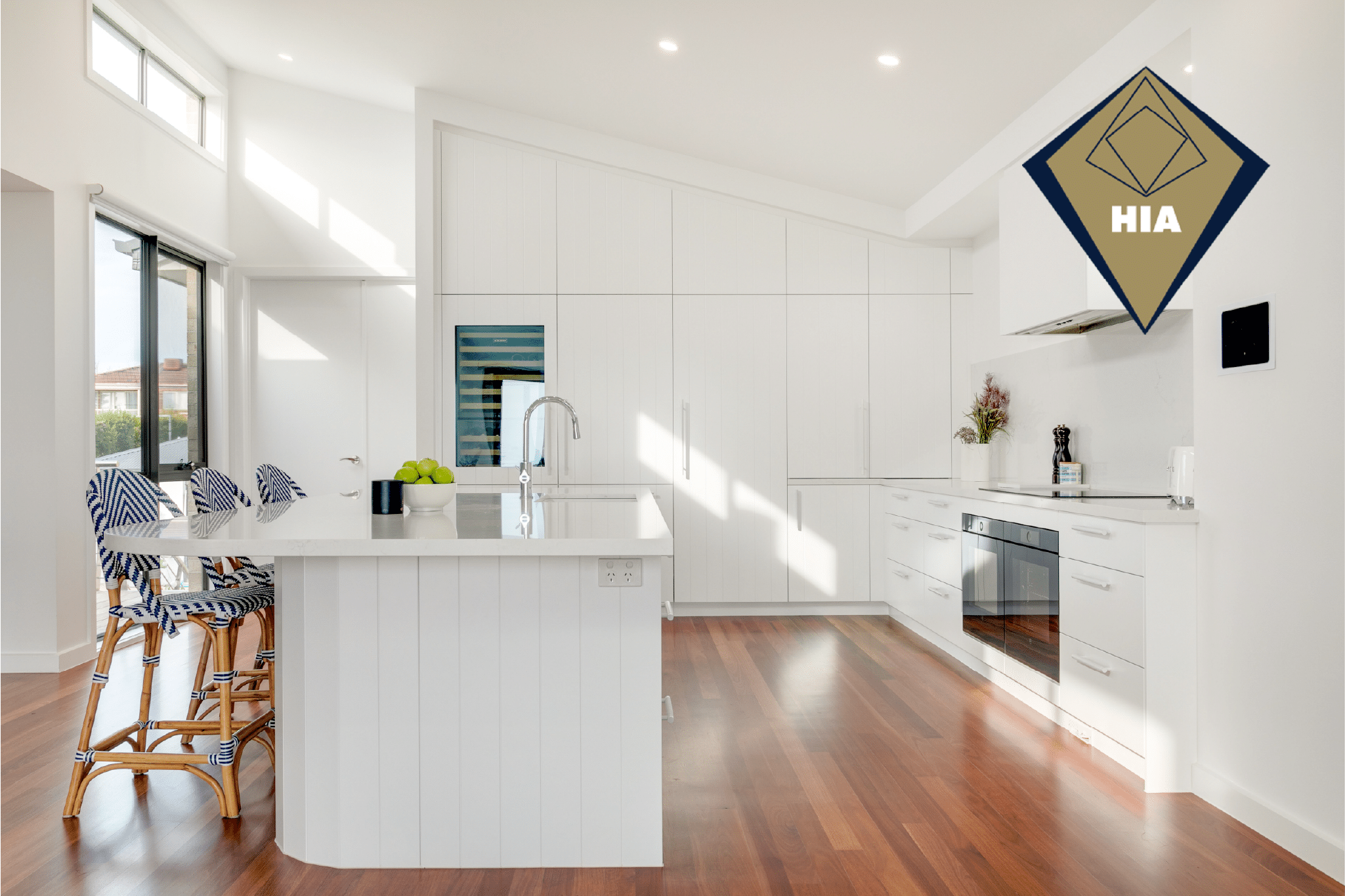 Modern kitchen update with stainless steel appliances in Melbourne