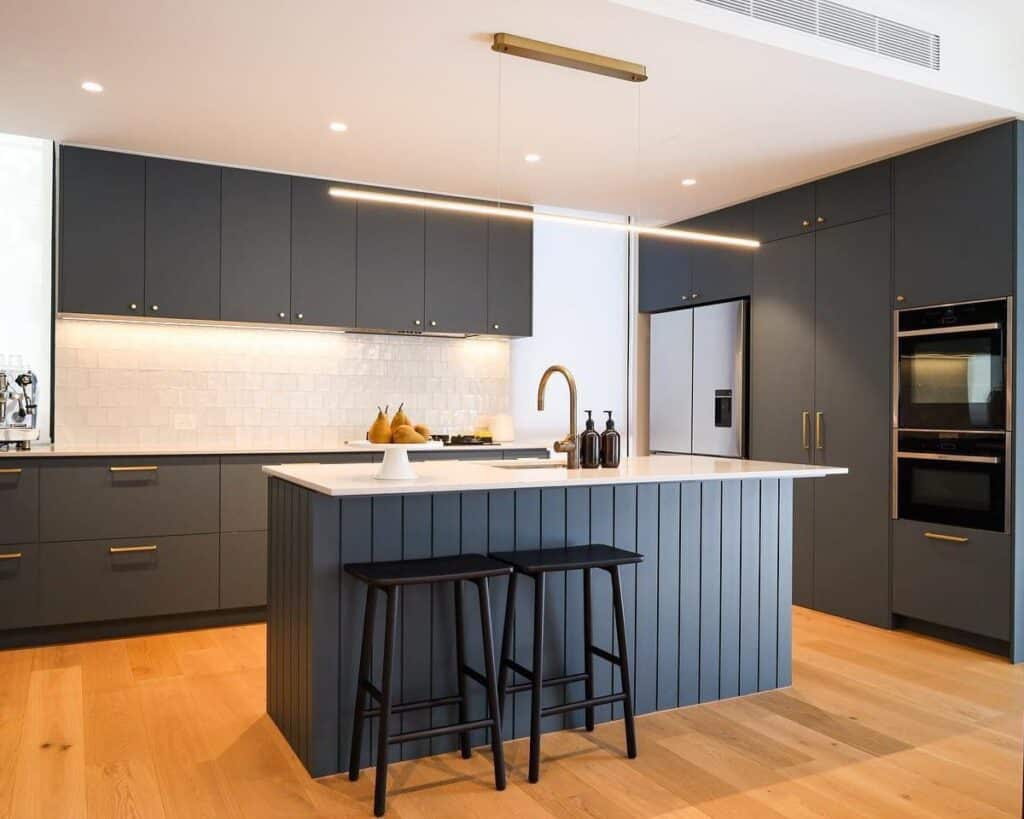 Custom pantry integration during Melbourne kitchen renovation