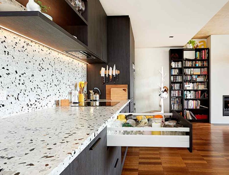 Contemporary kitchen redesign South Yarra